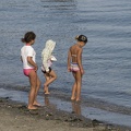 313-1052 Three Girls at Water's Edge